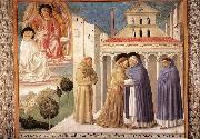 Scenes from the Life of St Francis (Scene 4, south wall) sdg GOZZOLI, Benozzo